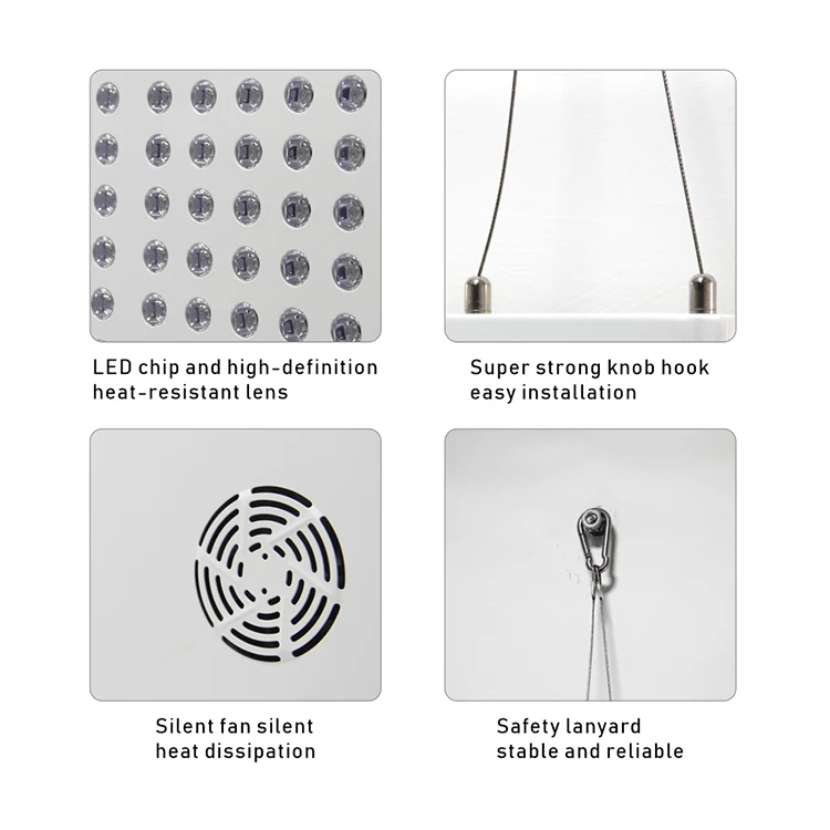 Высококачественная портативная лампа для лечения 630 нм 850 нм, красная светодиодная лампа для лечения здоровья и красоты