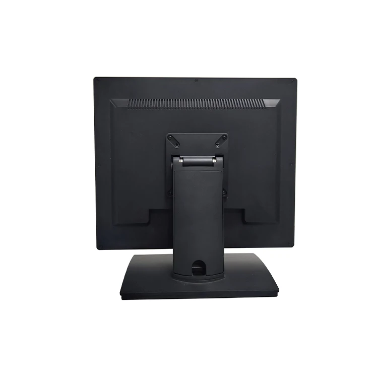 Aluminum Frame and stand 15  17 Inch LCD monitor 12V Silver capacitive Multipurpose 15 inch Touch Screen Monitor