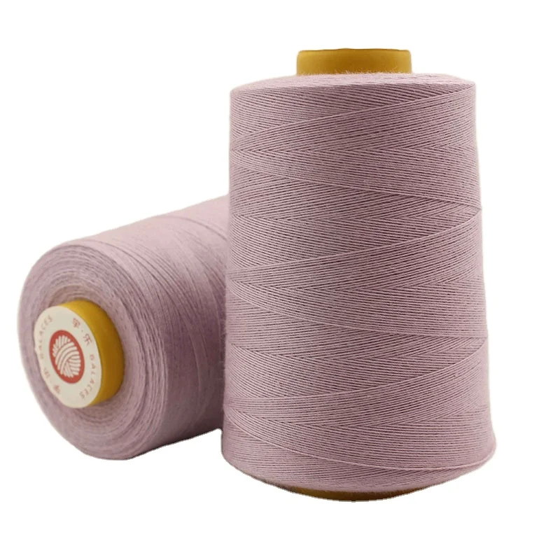 Оптовая продажа, одежда, вышивка, швейная эластичная нить, 100% крученая полиэфирная одежда, одежда 40S 2 bekle, нашивка разных цветов