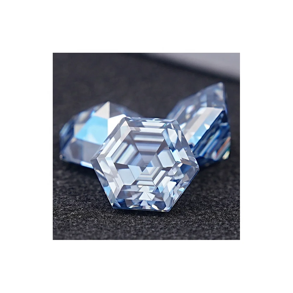 SICGEM Wholesale Bulk Loose Moissanite D Color Pentagon Cut 1ct Diamonds Stones VVS1 Moissanite Gems For Jewelry Setting