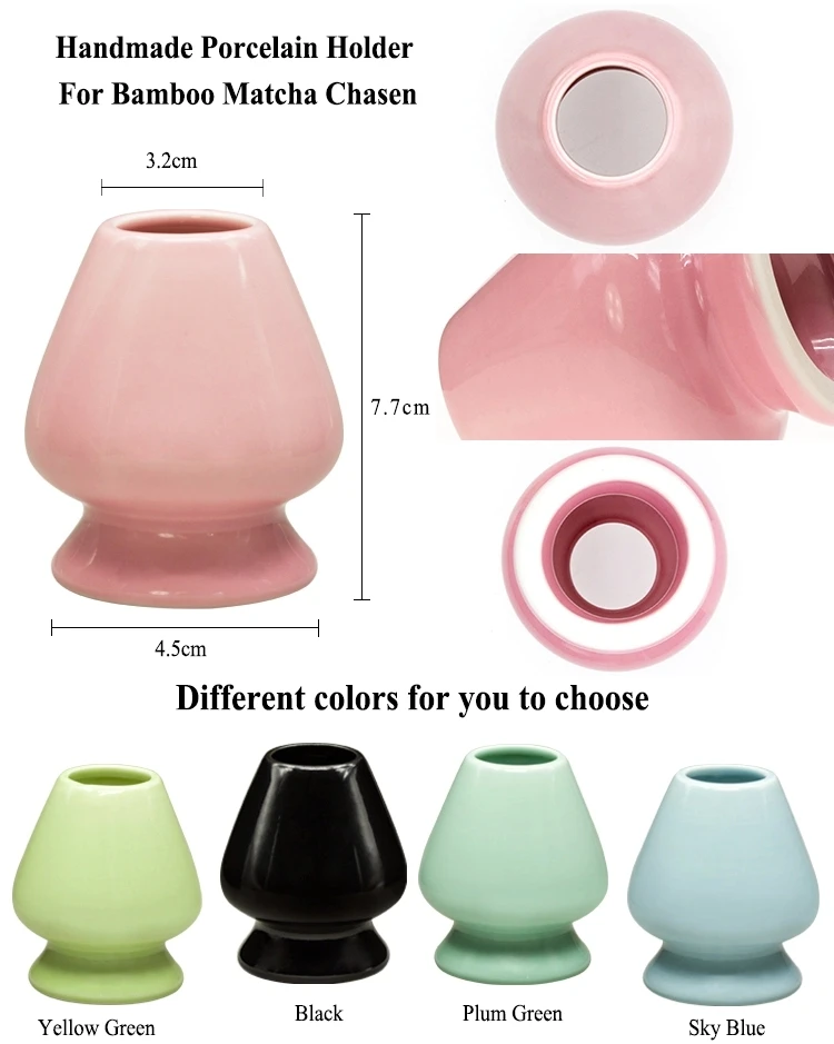 Wholesale Different Color Round Matcha  Chasen Holder Japanese Matcha Tea Whisk Holder