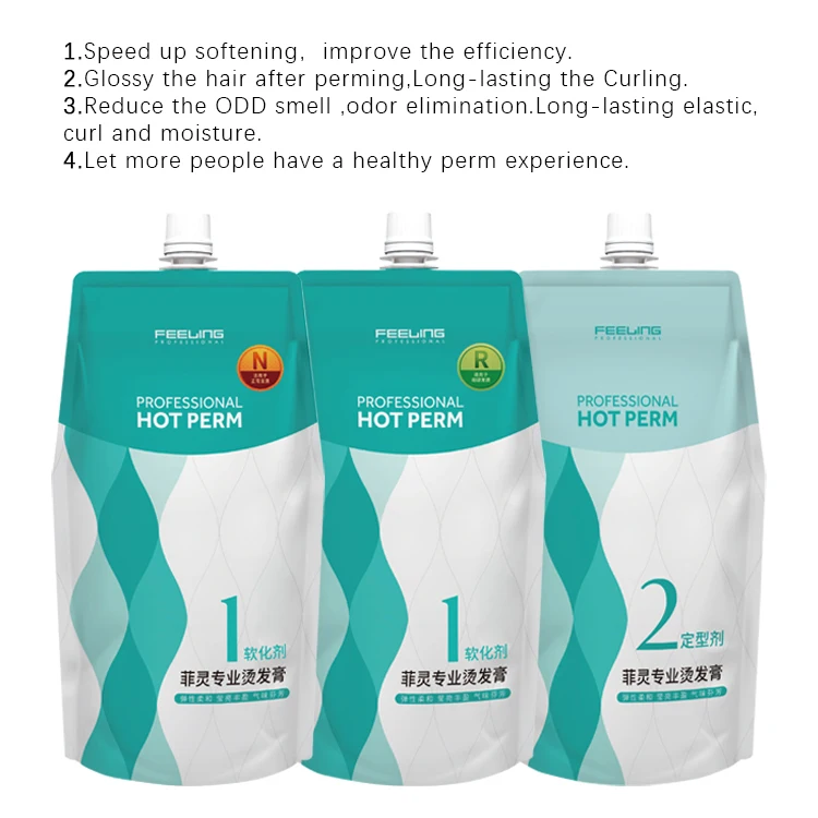 OEM Professional Thermal Wave Curling Moisture Elastic Hot Perm Digital Perm Lotion For Resistant Hair