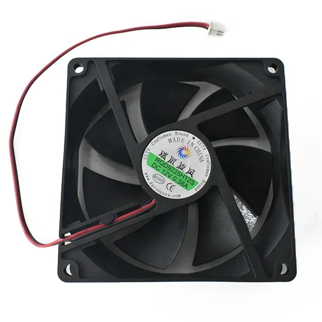 
High Temperature 12v 24v 92x92x25mm Axial DC Fan for Greenhouse Ventilation 