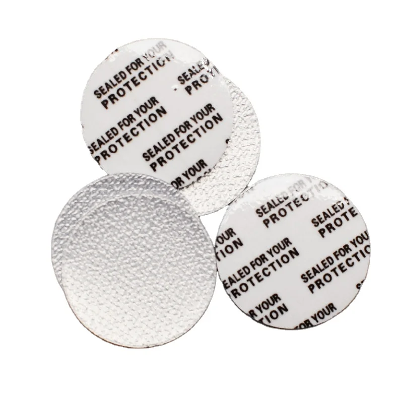Induction Bottle Cap Aluminum Foil Seal Liner sealed for Your protection Printed for PET/PE/PP Bottles