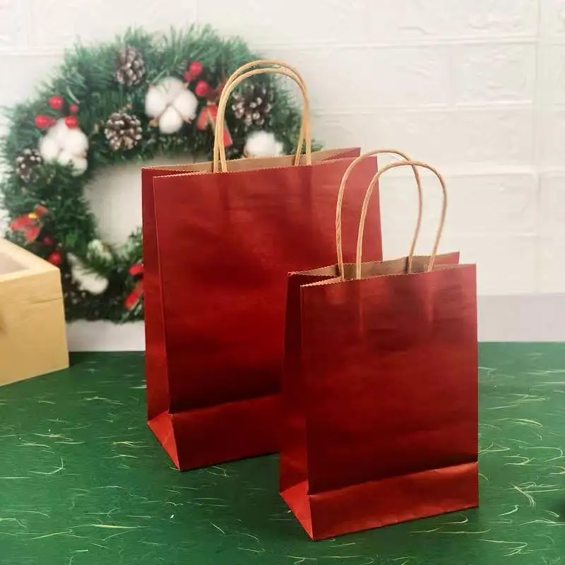 2023 Top Seller Hot Selling Custom Gift Wrapping Biodegradable Kraft Paper Bag With Your Own Logo