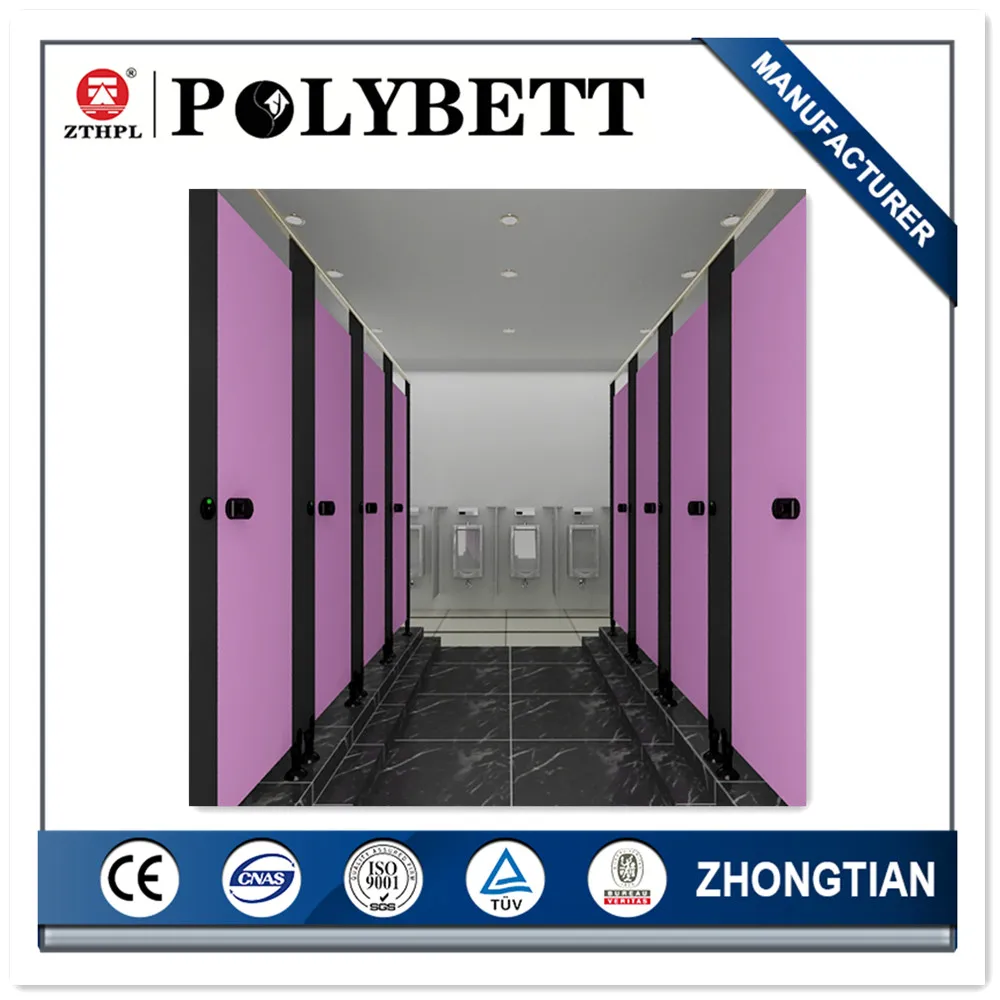factory price hpl panel for locker and toilet cubicle partition