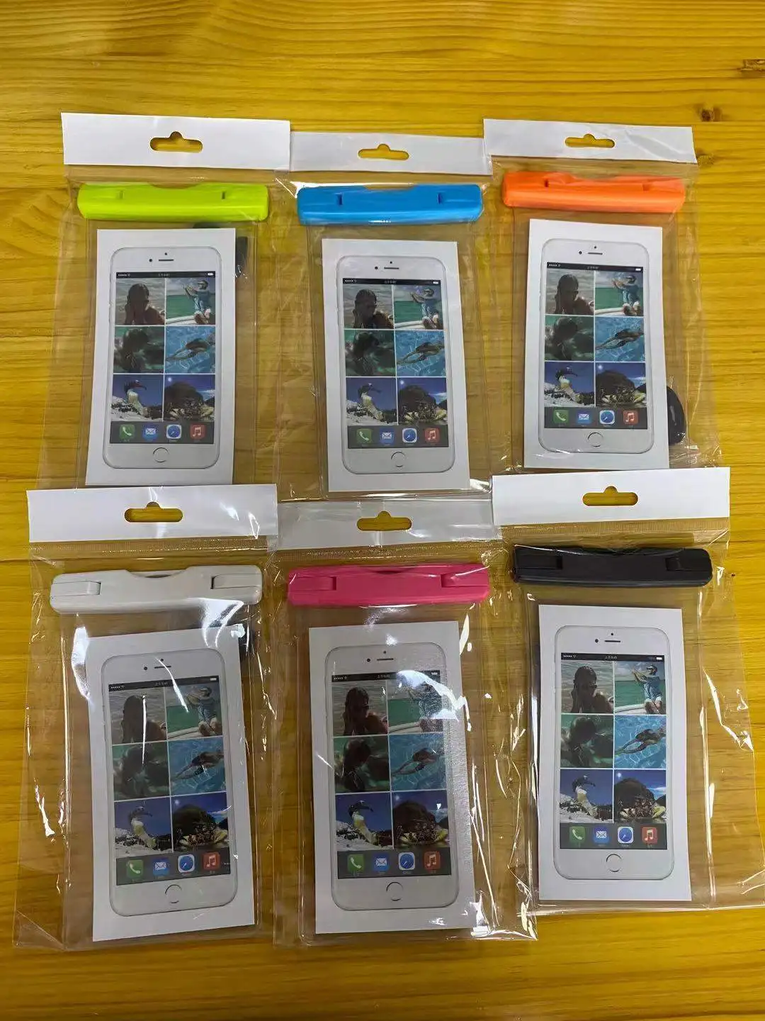 Hot Sale Transparent PVC Mobile Phone Waterproof Bag for iPhone Swimming Diving Surfing Waterproof Universal Cell Phone Pouch