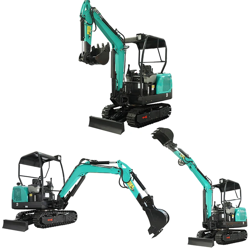 Factory Price New Construction Equipment Digging Machine Small Digger Mini Excavator Small Bagger 1.3ton 1.3tonne With Best Quality