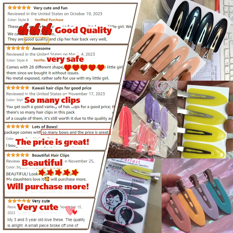 crease less Hairdressing Bangs 24 Colors Oem Styling Duck Bill Curl Clip Accessories For Salon