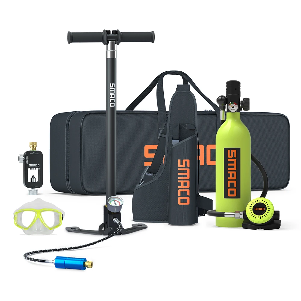 SMACO Swimming Toy Oxygen_Cylinders Outdoor Playground Equipment 1L Bottle Smaco Mini Dive Scuba Tank /Black