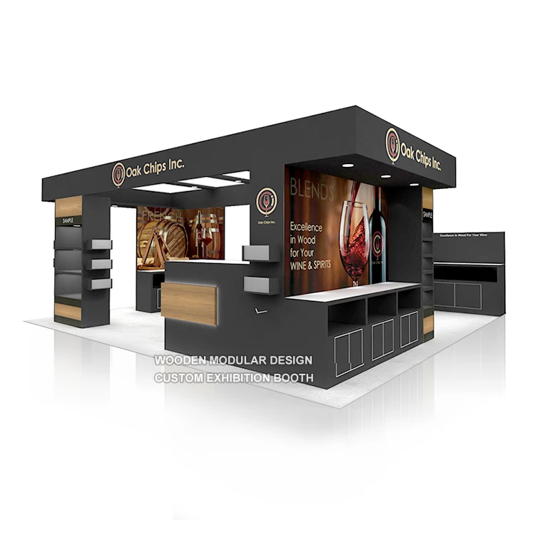 Easy Quick Setup Expo Exhibition Trade Show Hot Sale Wooden Modula Stand Custom trade show display
