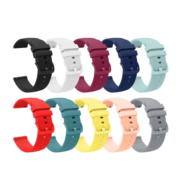 Forwelleny фабрика в наличии 18 мм 20 22 Garmin CAME GT3 pro дружественные резиновые силиконовые ремешки для часов huawei samsung