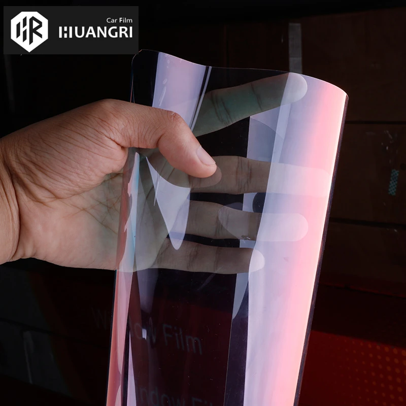 Chameleon car window tint film with reflection function VLT 80% chameleon window film