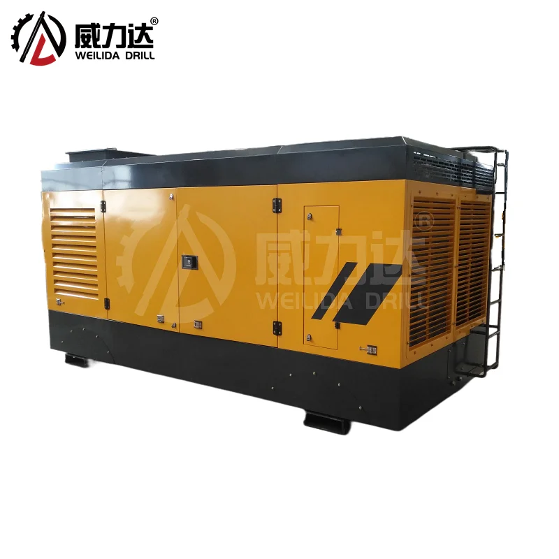 Competitive Price 18bar Drilling Air Compressor Portable Diesel Engine Screw Air Compressor for drilling rig