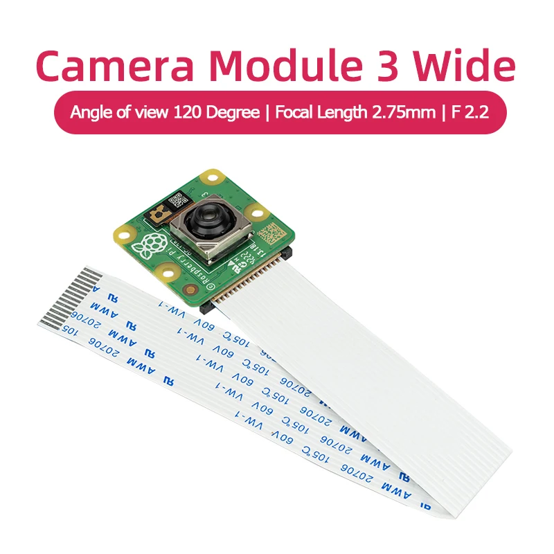 Raspberry Pi Camera Module 3 IMX708 Auto-Focus 75/120 Degree FOV Highly Detailed Optional Optional NoIR Version for Pi 4B 3B+ 3B