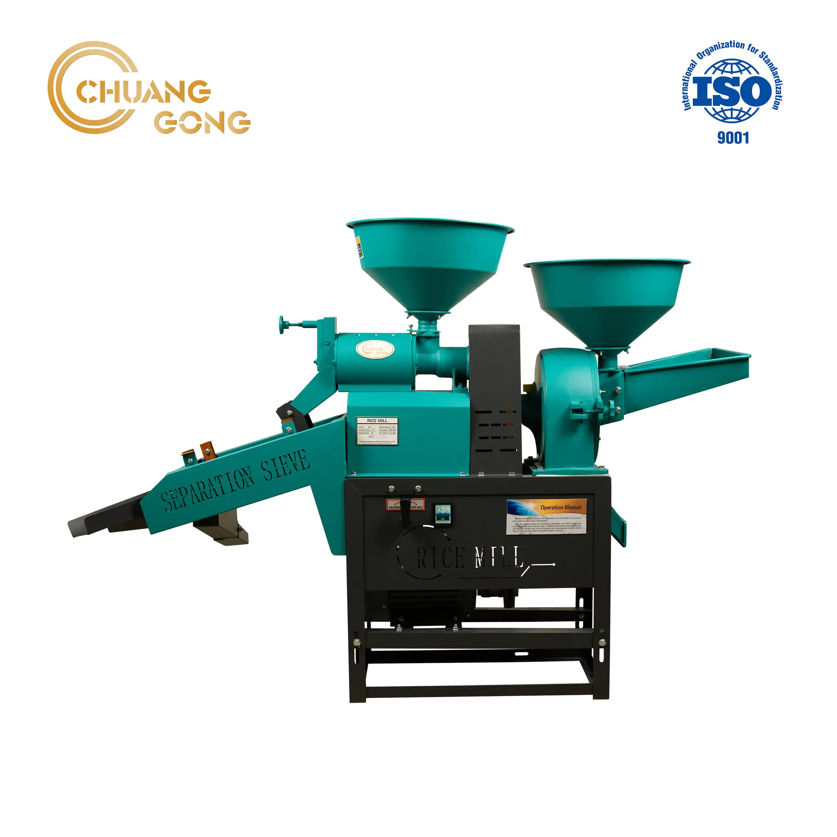 
Chuanggong three layer vibratory screen combined rice mill with flour mill in Thailand 6N40-9FC20 for sale 