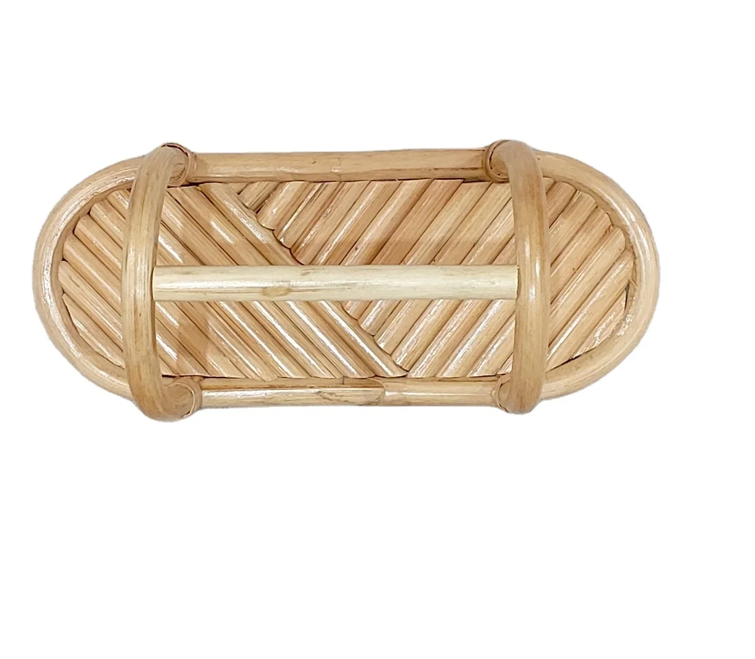 Rattan Wall Hooks Clothes Hat Hanging Hook Crochet Cloth Holder Organizer Hangers Decor  made in Vietnam