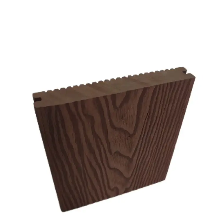 132*20MM exterior WPC decking board 3D wood embossed deck flooring outdoor garden