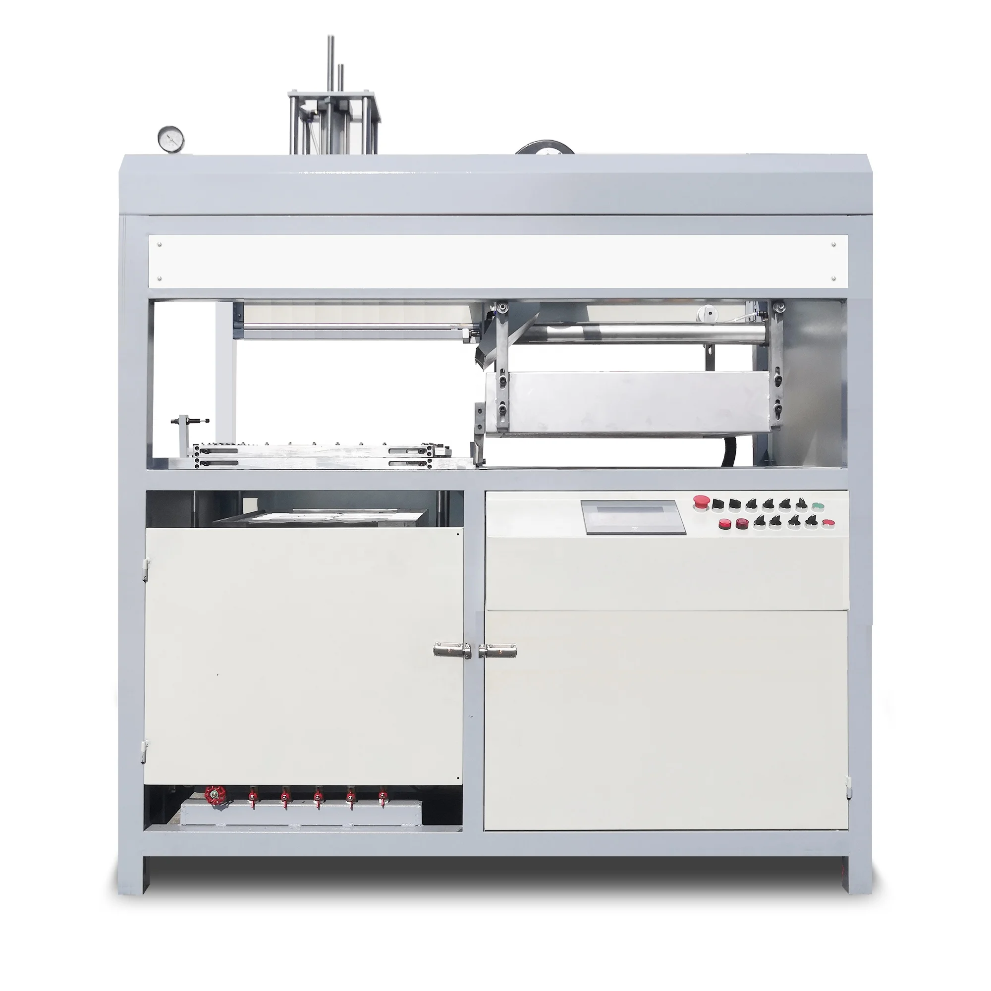 vacuum plastic tray  thermoforming machinery for anti static tray clamshell blister packaging