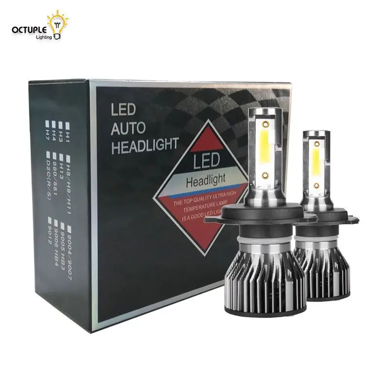 Auto Lighting System 8000LM 9006 Fanless Led Head Lamp, Led H4 H11 9005 Faros Led K2 Car H7 H4 Led