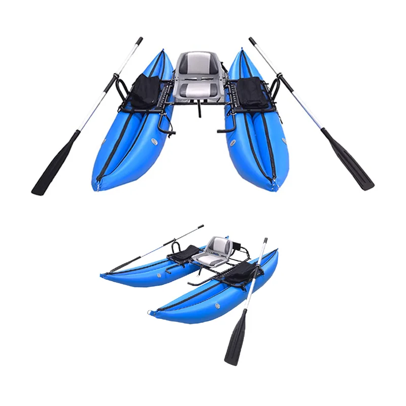New design Oem cheep portable boat for sale Inflatable Water fishing Boat rowing boat single for sale