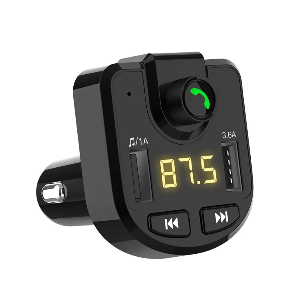 SuperSeptember 2021 Dual USB Charger 3.1a Bluetooths Hands-free Car Fm Transmitter with LCD Display