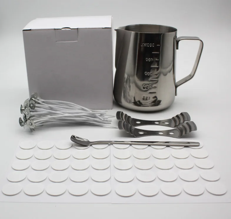 2023 Hot Sale Unique Design Diy Candle Making Kit Set Accessories With Burner for Home Handmade Oem