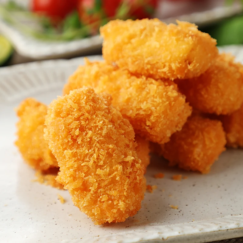 Delicious Crispy and Tender Breaded fish stick frozen fish fingers prepared fish fillets food dishes  production line