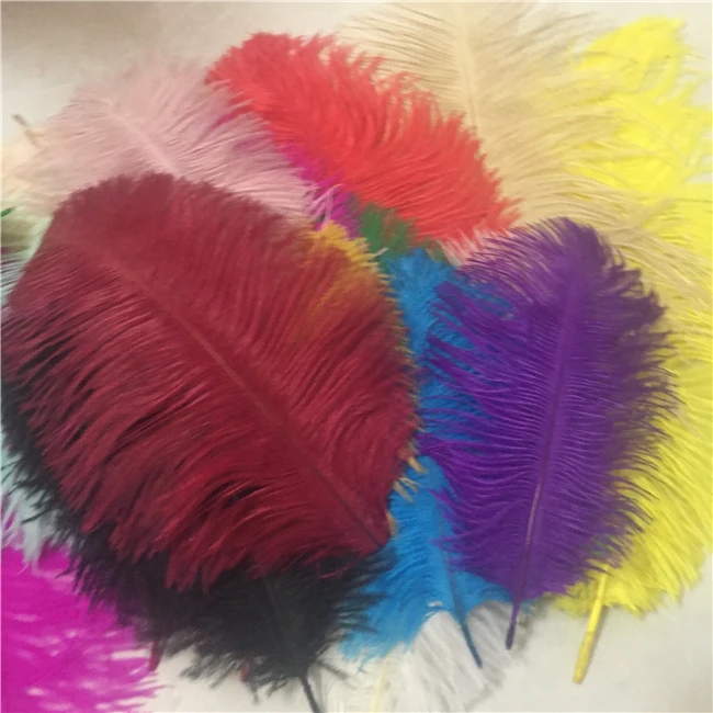 Pink blue White decorative Large Ostrich Feathers Plume