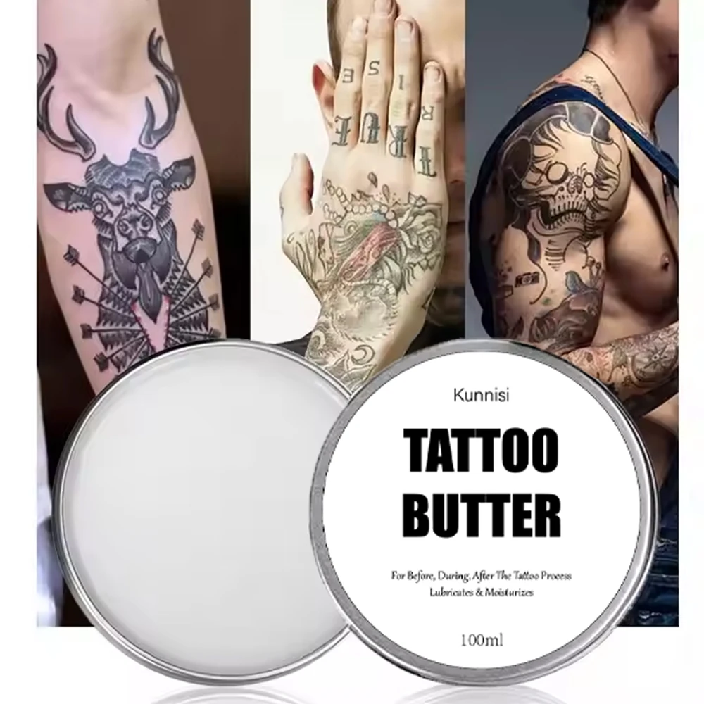 Tattooing Care Butter Tattoos Soothing Cream for Before & After Tattoo Color Enhancement Aftercare Balm PMU Aftercare Lotion