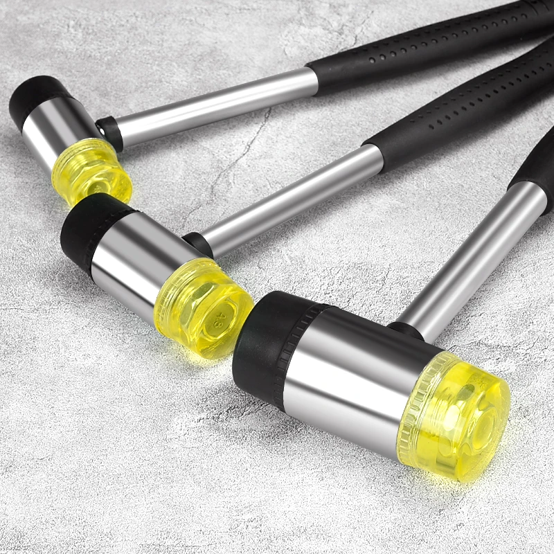 Wholesale Factory Price Mallet Soft Head Hammer Professional Floor Ceramic Tile Installation Fiberglass Rubber Hammer