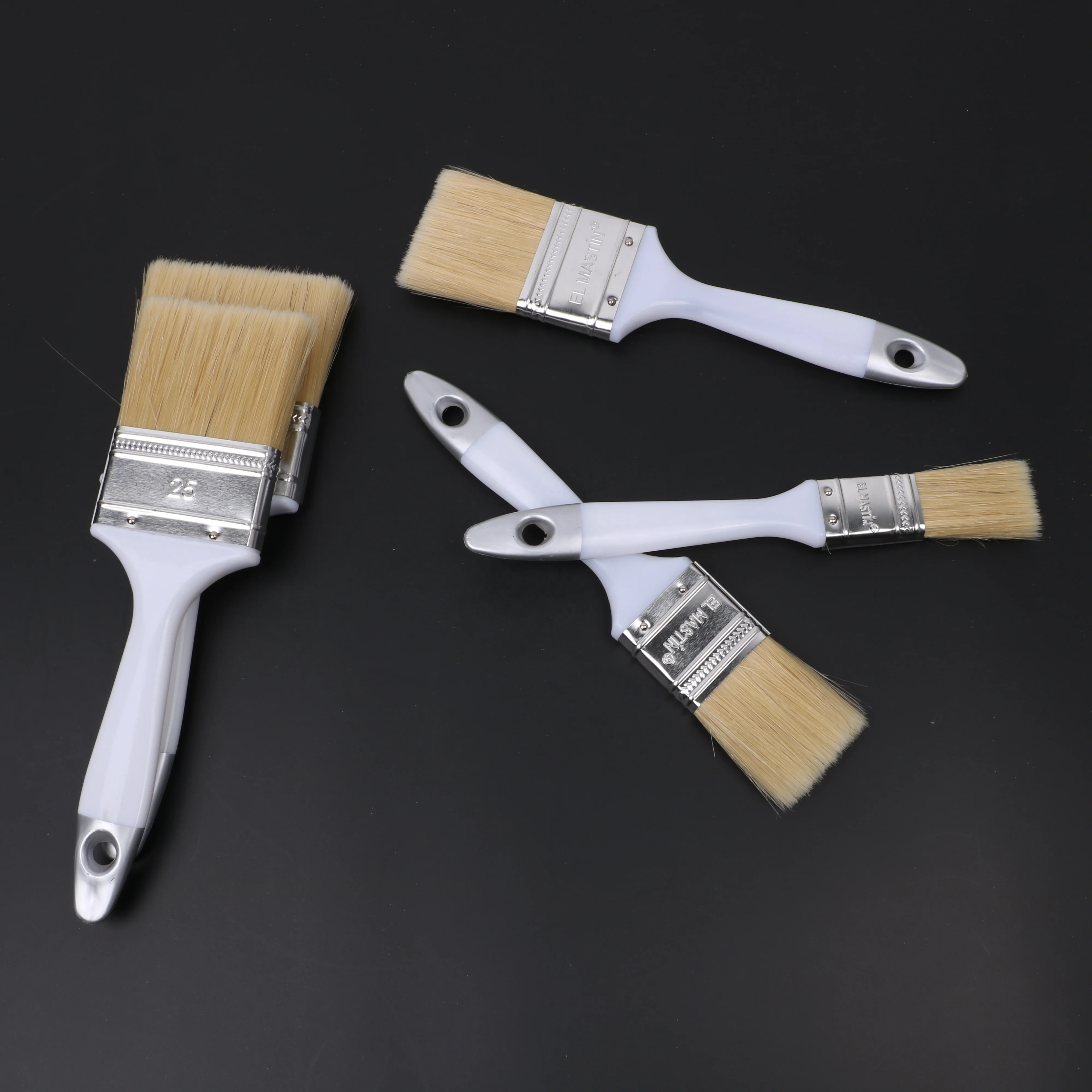Synthetic Filament Short Wooden Handle Small Paint Brush
