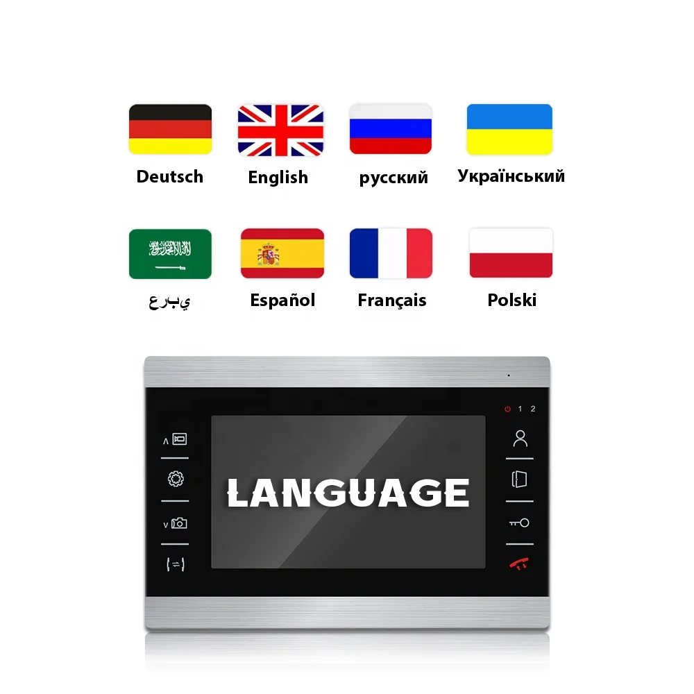 7 Inch WiFi Doorbell Camera Video Intercom 4 Wire Video Door Phone Intercom System for Villa Home Apartment