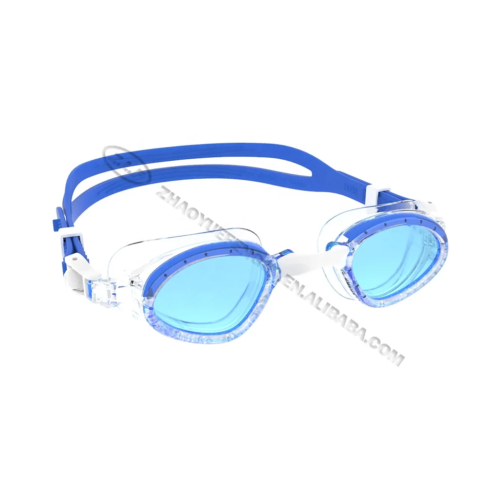 ZLF New Style Waterproof Swimming Goggles Adjustable Nose Bridge Colorful  Anti Fog Swimming Glasses 7100