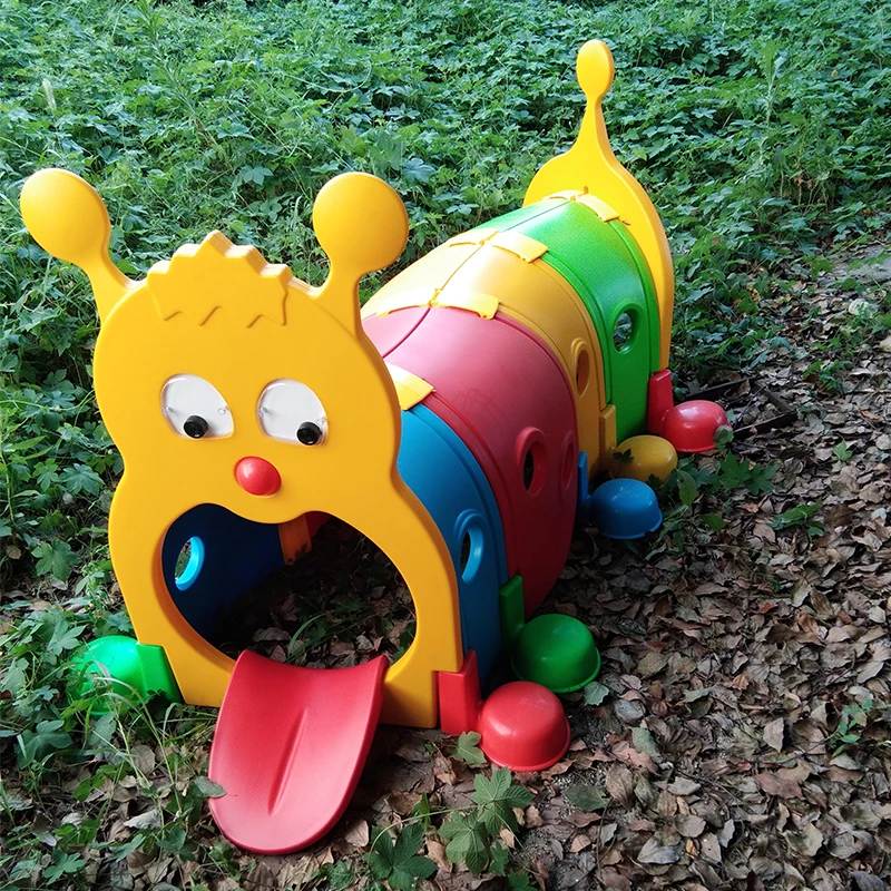 high quality security caterpillars crawling tunnel for infant toddler