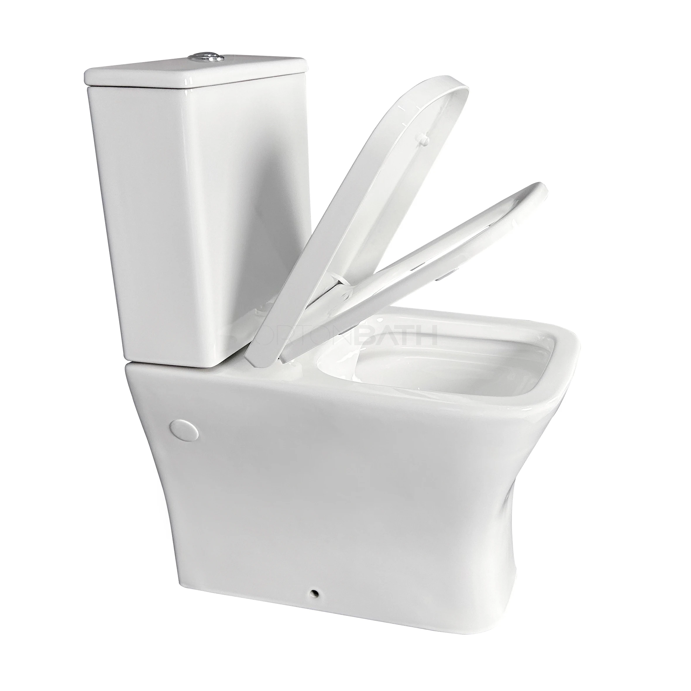 ORTONBATH CE INODOROS certified P-trap Full Back To Wall Two Piece Toilet Wc Water Closet Sanitary Ware Ceramic Bathroom Toilet