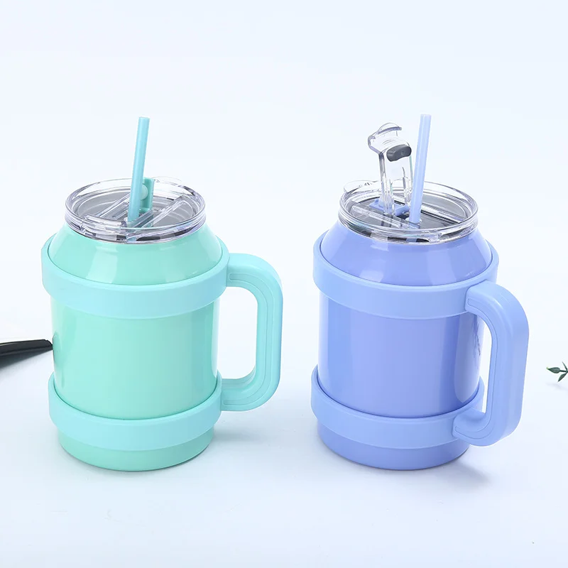 stainless steel metal reduce 50oz insulated water bottle with straw  for Home  Office and Gym