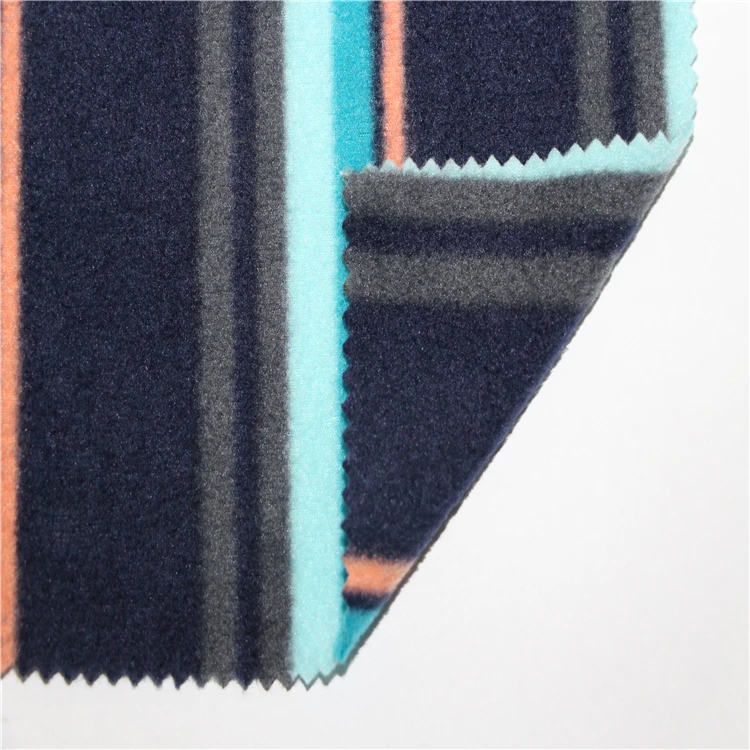 custom wholesale print terry cloth fabric 100 polyester polar fleece fabric for jacket