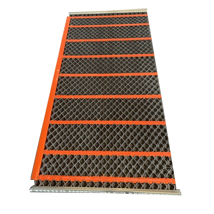 
High tensile strength with ductility Mine Industry Poly Self-Cleaning Screens with Crimped Wire Anti-clogging Wire Mesh 