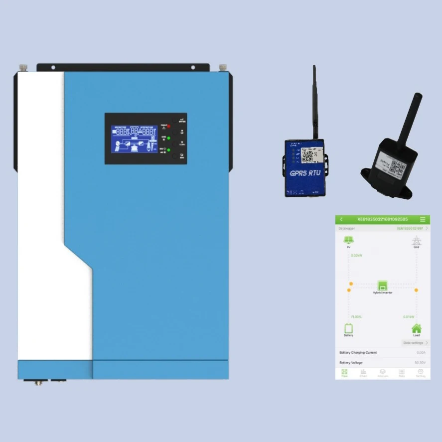 Hybrid Solar Inverter Mppt Dc 24v 48v 220v Ac On Off Grid Power Inverter 3kw 5.5kw