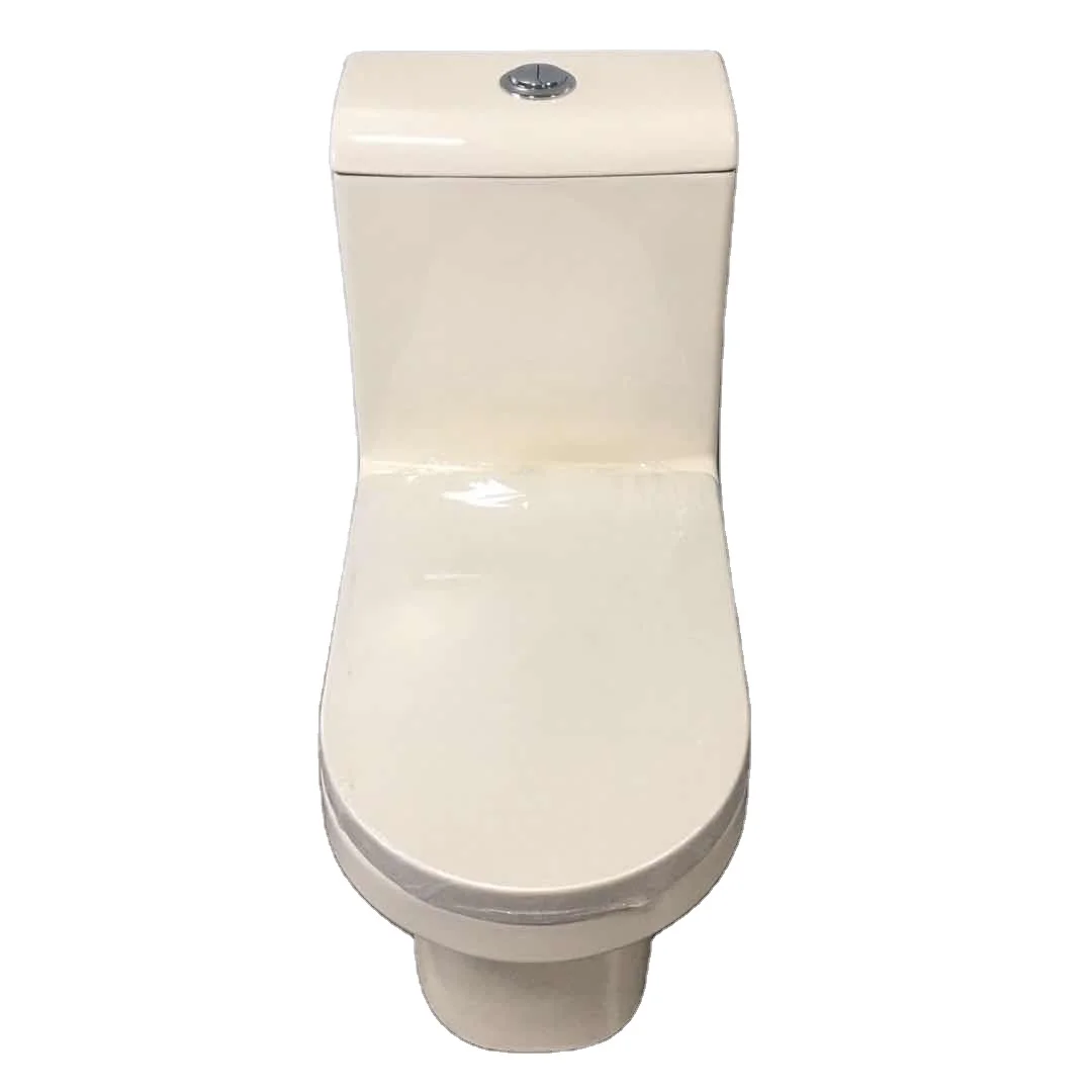 Chinese  ceramic cheap price  one piece ivory color  250mm high  toilet for sale