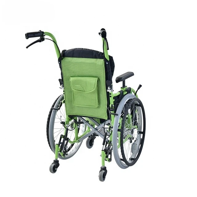 Folding wheelchair for cerebral palsy children for home
