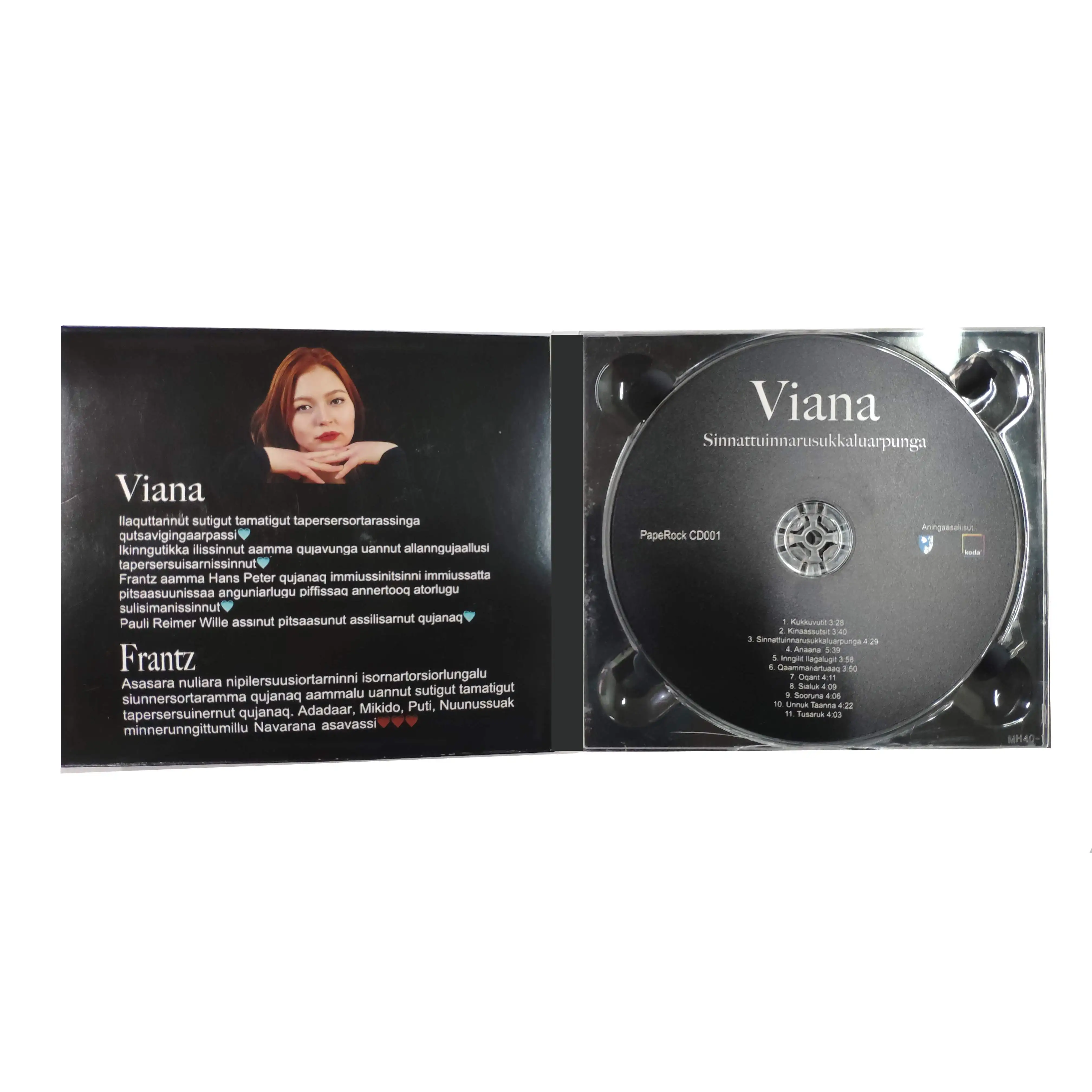 Чехол для cd digipak, картонная обложка для копирования/дублирования, прозрачный лоток для cd-дисков