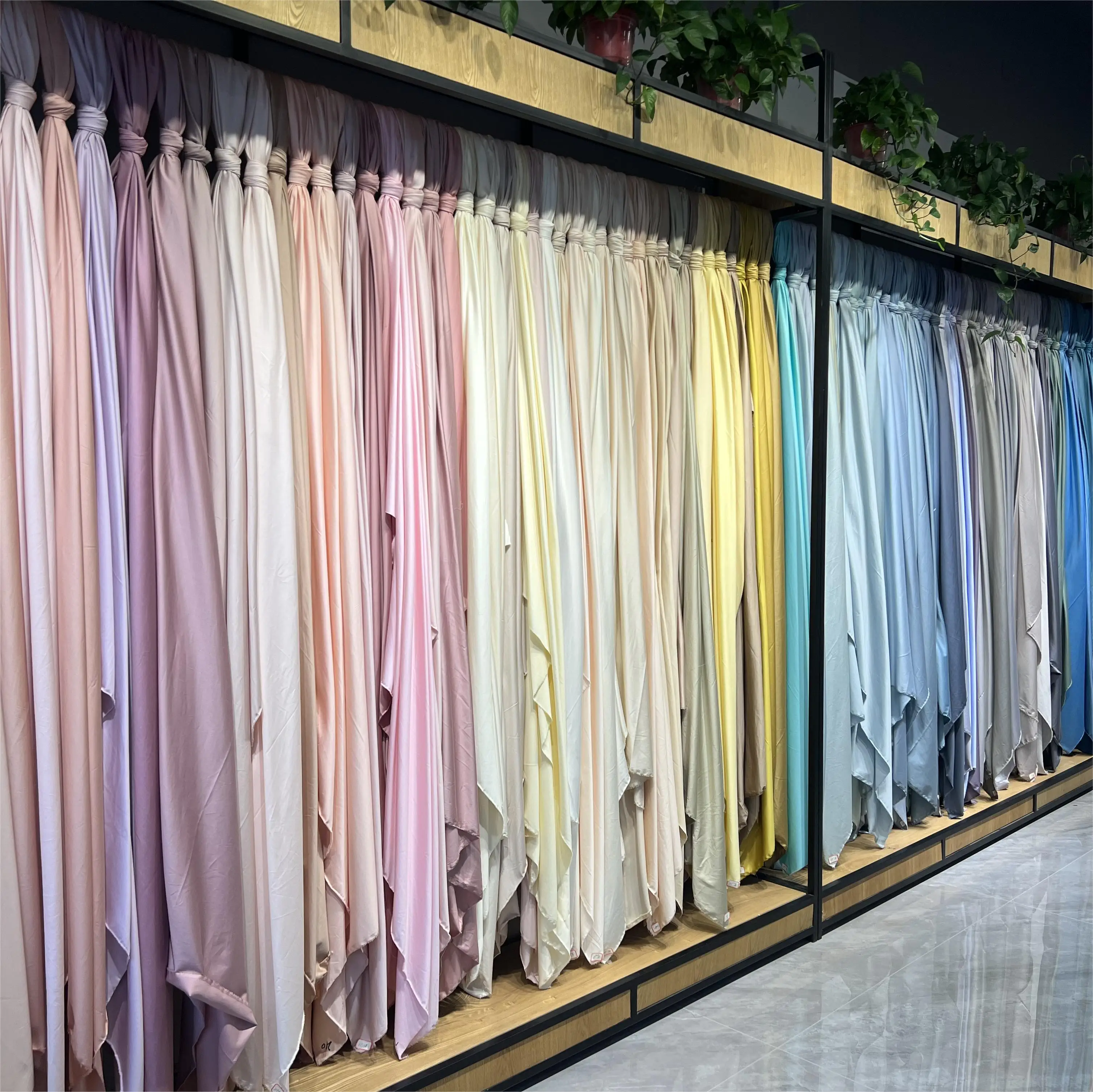 Wholesale light Grey solid plain color 60s lyocell fiber bed linen fabric