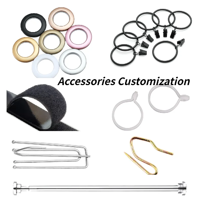 Small Windows Short Curtain Set For Kitchen Cafe Shop