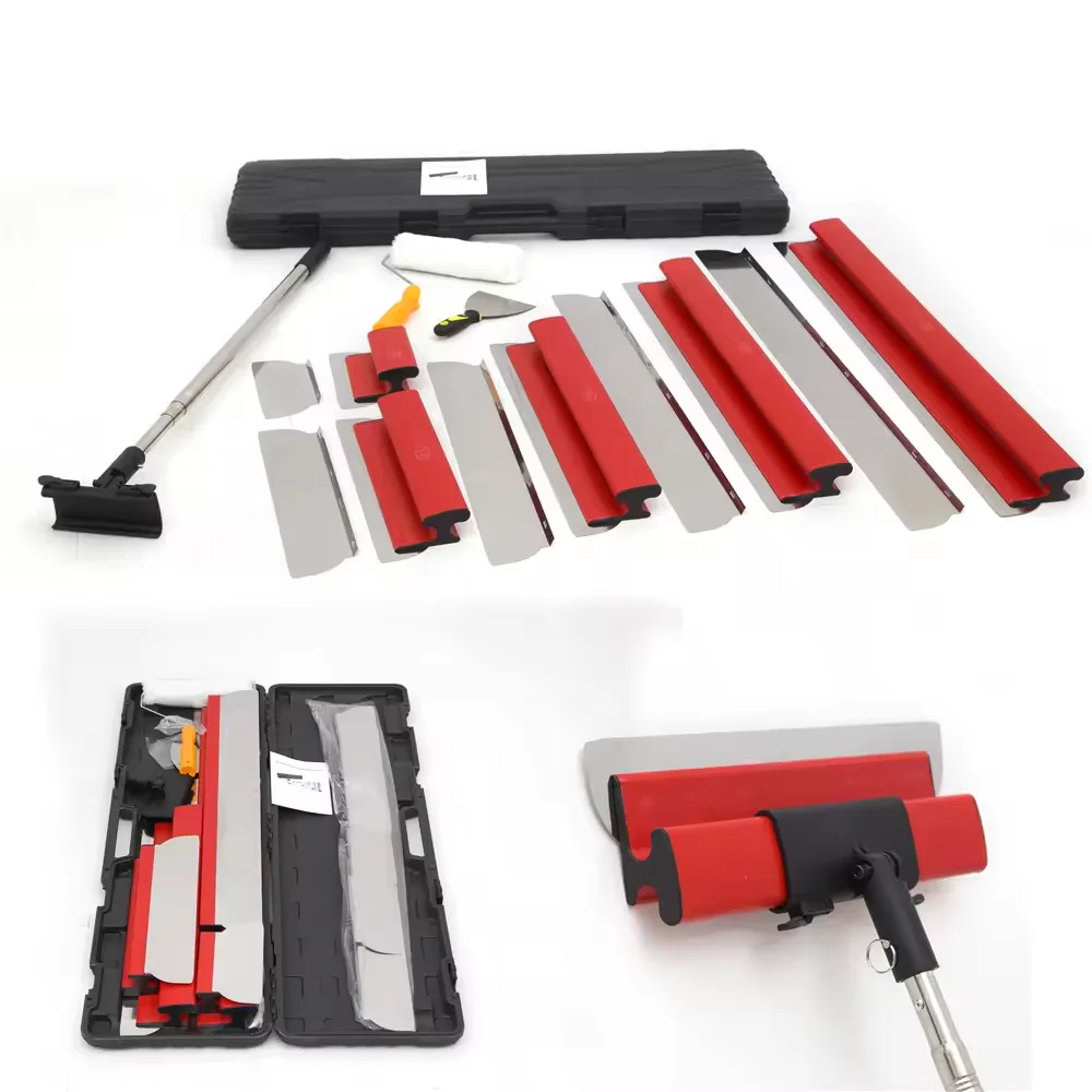 Premium Flat Box Handle Smoothing Blade New Rubber Steel Finishing Knife Natural Alloy Waistline Manufacturing Plant Shopping