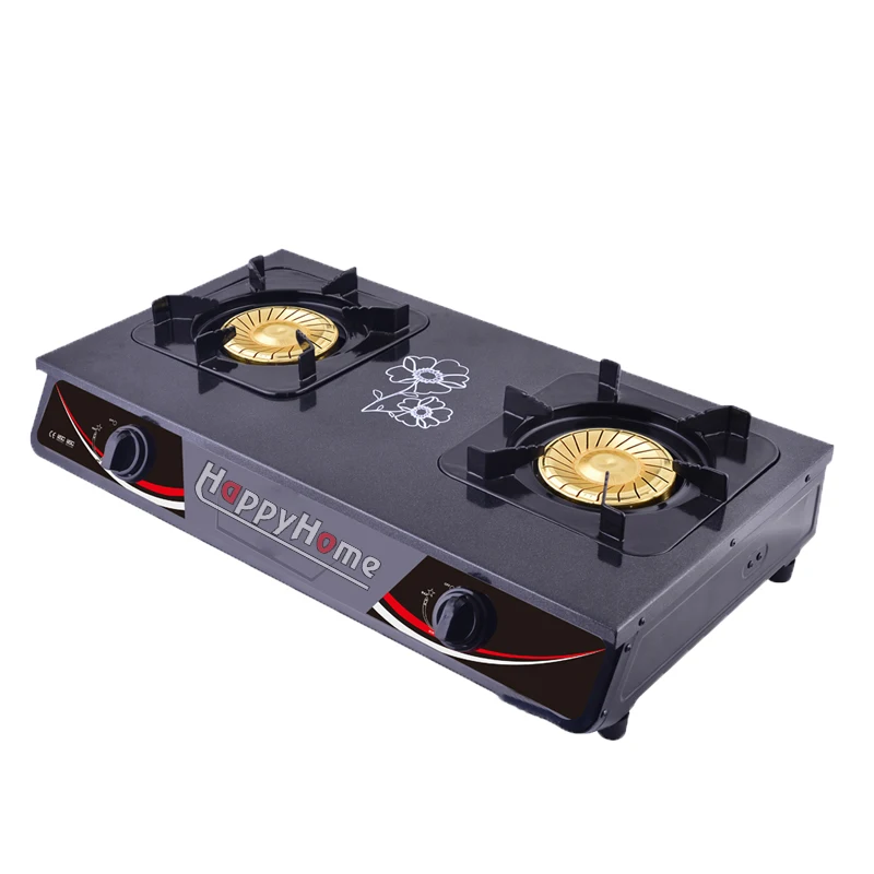 2020 новый дизайн, двойная чугунная горелка, газовая плита из нержавеющей стали, кухонное приспособление