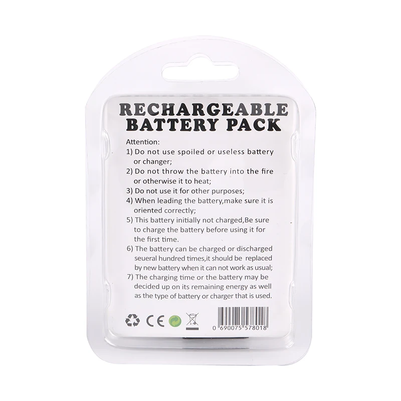 CTR-003 Supplier 1300Mah Usb Charger Wireless Controller Game Player Battery Rechargeable Lithium Battery for 3DS Nintendo