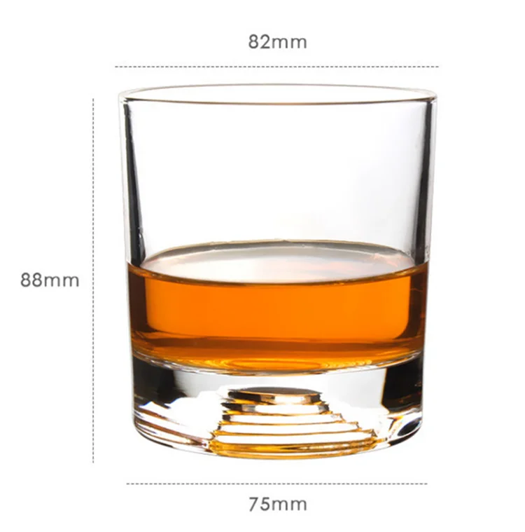 Wholesale Hammer Glass Bar Pyramid Spirit Cup Hotel Desert Creative Whisky Beer Cup