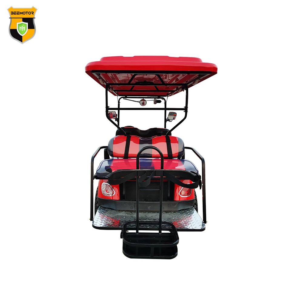 Cheap Lithium Battery Solar Powered Golf Car 4 Seat Electric Gas Golf Cart 4 Seater